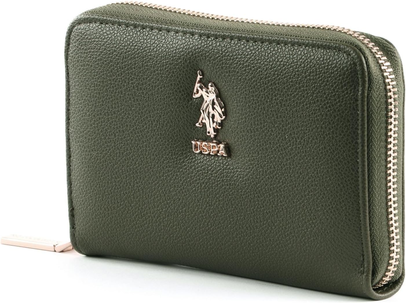 US POLO - PORTAFOGLI JONES VERDE OLIVA misura media